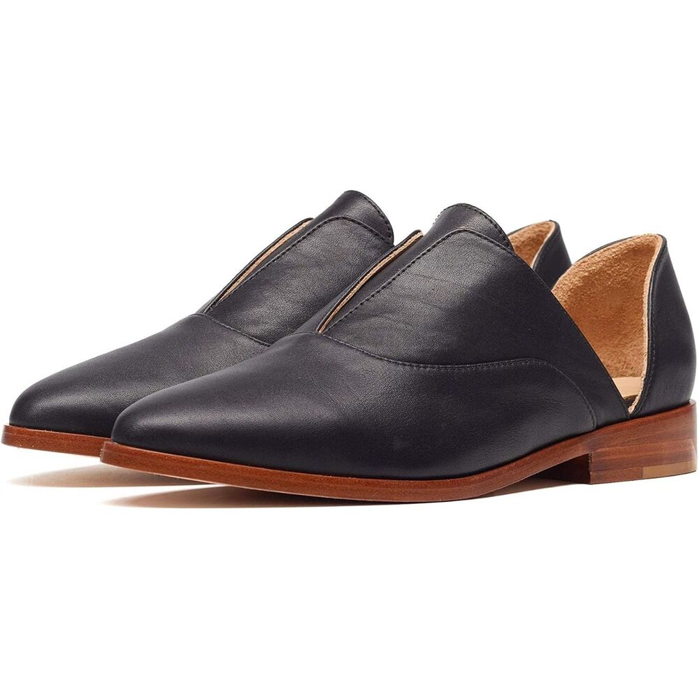 Nisolo Women's Emma D'Orsay Oxford Black 8 New in Box
